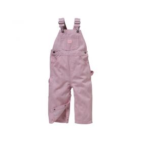 Infant Bib Overalls Pink Stripe