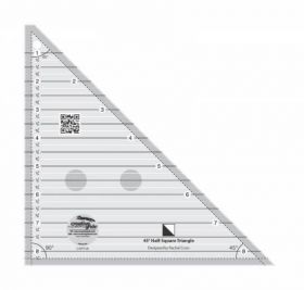 Creative Grids 45 Degree Half-Square Triangle 8-12in Quilt Ruler