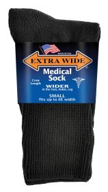 Extra Wide  Medical Sock 4851 Black S