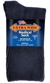 Extra Wide  Medical Sock 4852 Navy S