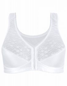 FULLY FRONT CLOSE POSTURE BRA W LACE 5100565-WHT