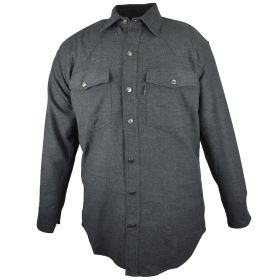 Five Brother Western Chamois Snap Shirt 5501 PL-1B Charcoal