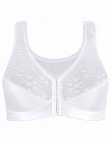 FULLY FRONT CLOSE POSTURE BRA W LACE 5100565-WHT