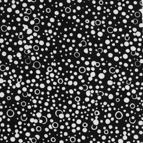 Island Batik Dots Circles, 122155796, Black