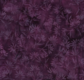 Island Batik Flowers, 422104475, Grape Juice