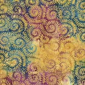 Island Batik Spiral Leaves, 122118900, Beauolais