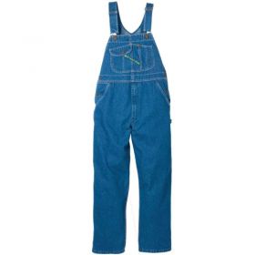 Key High Back Bib Overall Enzyme Washed