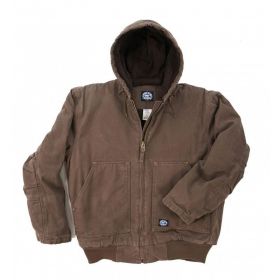 Key Insulated Hooded Fleece Lined Jacket 37627 Bark