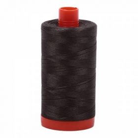 Mako Cotton Thread Solid 50 wt Asphalt
