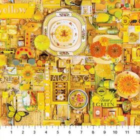 Northcott Color Collage Yellow