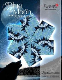 Quiltworx, Blue Moon Placemats Pattern