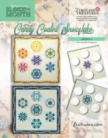 Quiltworx Candy Coated Snowflake Pattern JNQ00266P1