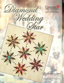 Quiltworx Diamond Wedding Star Pattern JNQ00238P1