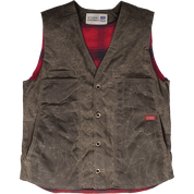 Stormy Kromer Waxed Button Vest 52530-80Z Dark Oak