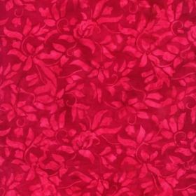 Timeless Treasures Simple Abstract Florals, B1526-CHERRY, Cherry