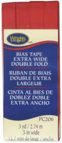 Wright Co Extra Wide Double Fold Bias Tae Scarlet