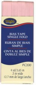 Wright Co Single Fold Bias Tape Light Pik