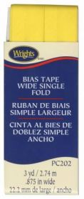 Wright Co Wide Single Fold Bias Tape Canry