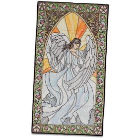  Celestial Stained Glass Tiling Scene 12605CD
