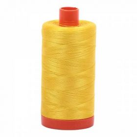  Mako Cotton Thread Solid 50Wt422Yds Canary