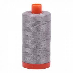 Mako Cotton Thread Solid 50Wt422Yds Stainless Steel