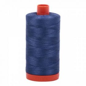  Mako Cotton Thread Solid 50Wt422Yds Steel Blue