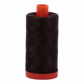  Mako Cotton Thread Solid 50Wt422Yds Very Dark Bark