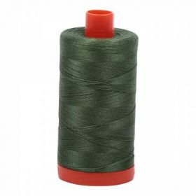  Mako Cotton Thread Solid 50Wt422Yds Very Dark Grass Green