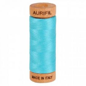  Mako Cotton Thread Solid 80Wt00Yds Bright Turqouise