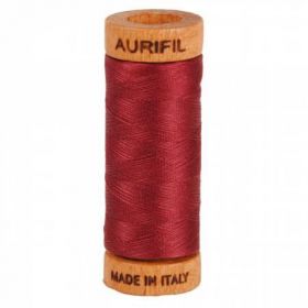  Mako Cotton Thread Solid 80Wt00Yds Dark Carmine Red