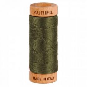  Mako Cotton Thread Solid 80Wt00Yds Dark Green