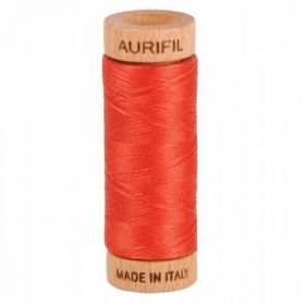 Mako Cotton Thread Solid 80Wt00Yds Dark Red Orange