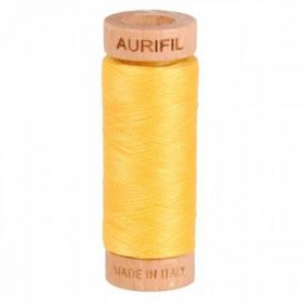  Mako Cotton Thread Solid 80Wt00Yds Pale Yellow