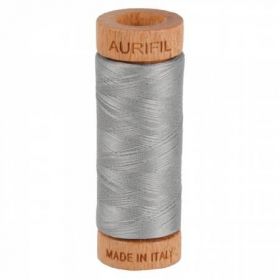  Mako Cotton Thread Solid 80Wt00Yds Stainless Steel