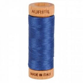  Mako Cotton Thread Solid 80Wt00Yds Steel Blue